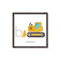 Picture of Bulldozer _GroupedProduct_Square_Mini_ _GroupedProduct_Square_Canvas_Framed_