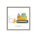 Picture of Bulldozer _GroupedProduct_Square_Mini_ _GroupedProduct_Square_Canvas_Framed_