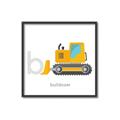 Picture of Bulldozer _GroupedProduct_Square_Mini_ _GroupedProduct_Square_Canvas_Framed_