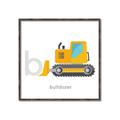 Picture of Bulldozer _GroupedProduct_Square_Mini_ _GroupedProduct_Square_Canvas_Framed_