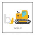 Picture of Bulldozer _GroupedProduct_Square_Mini_ _GroupedProduct_Square_Canvas_Framed_