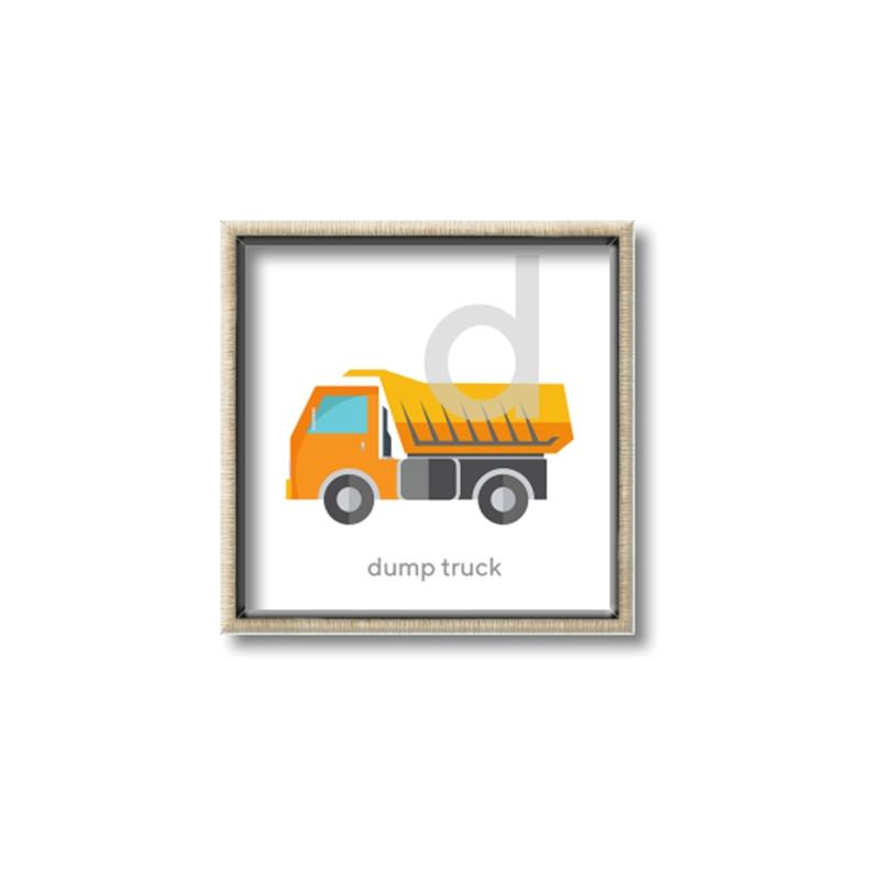 Picture of Dumptruck  _GroupedProduct_Square_Mini_ _GroupedProduct_Square_Canvas_Framed_