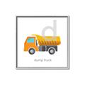 Picture of Dumptruck  _GroupedProduct_Square_Mini_ _GroupedProduct_Square_Canvas_Framed_