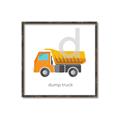 Picture of Dumptruck  _GroupedProduct_Square_Mini_ _GroupedProduct_Square_Canvas_Framed_