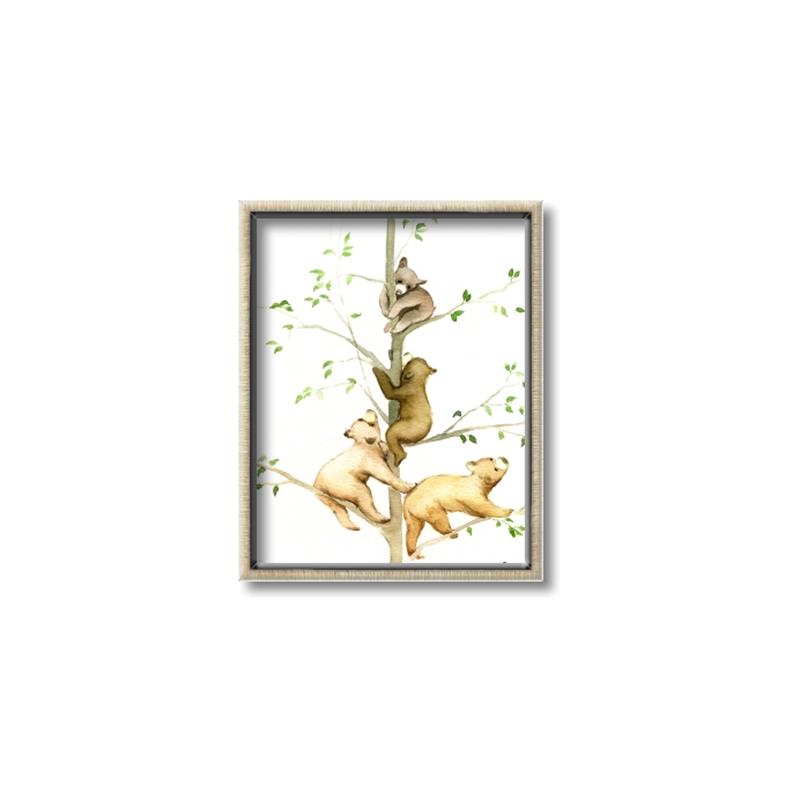 Picture of Bear Climb _GroupedProduct_Rectangle_Portrait_Mini_ _GroupedProduct_Rectangle_Portrait_Canvas_Framed_
