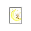 Picture of Little Bunny on the Moon _GroupedProduct_Rectangle_Portrait_Mini_ _GroupedProduct_Rectangle_Portrait_Canvas_Framed_