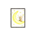 Picture of Little Bunny on the Moon _GroupedProduct_Rectangle_Portrait_Mini_ _GroupedProduct_Rectangle_Portrait_Canvas_Framed_