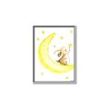 Picture of Little Bunny on the Moon _GroupedProduct_Rectangle_Portrait_Mini_ _GroupedProduct_Rectangle_Portrait_Canvas_Framed_