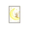 Picture of Little Bunny on the Moon _GroupedProduct_Rectangle_Portrait_Mini_ _GroupedProduct_Rectangle_Portrait_Canvas_Framed_