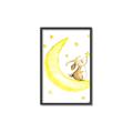 Picture of Little Bunny on the Moon _GroupedProduct_Rectangle_Portrait_Mini_ _GroupedProduct_Rectangle_Portrait_Canvas_Framed_