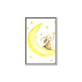 Picture of Little Bunny on the Moon _GroupedProduct_Rectangle_Portrait_Mini_ _GroupedProduct_Rectangle_Portrait_Canvas_Framed_
