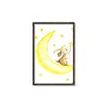 Picture of Little Bunny on the Moon _GroupedProduct_Rectangle_Portrait_Mini_ _GroupedProduct_Rectangle_Portrait_Canvas_Framed_