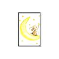 Picture of Little Bunny on the Moon _GroupedProduct_Rectangle_Portrait_Mini_ _GroupedProduct_Rectangle_Portrait_Canvas_Framed_