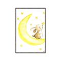 Picture of Little Bunny on the Moon _GroupedProduct_Rectangle_Portrait_Mini_ _GroupedProduct_Rectangle_Portrait_Canvas_Framed_