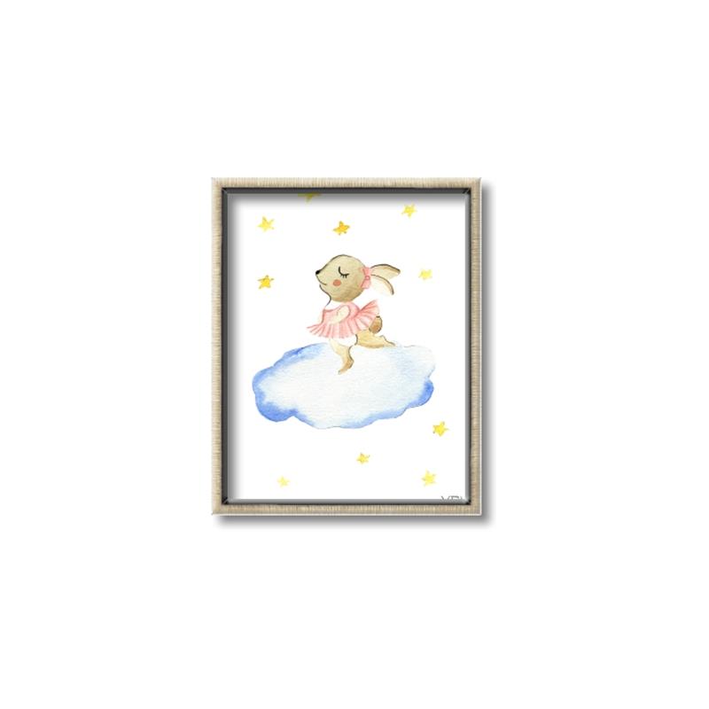 Picture of Bunny in the Clouds _GroupedProduct_Rectangle_Portrait_Mini_ _GroupedProduct_Rectangle_Portrait_Canvas_Framed_