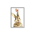 Picture of Butterfly Bunny _GroupedProduct_Rectangle_Portrait_Mini_ _GroupedProduct_Rectangle_Portrait_Canvas_Framed_