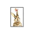 Picture of Butterfly Bunny _GroupedProduct_Rectangle_Portrait_Mini_ _GroupedProduct_Rectangle_Portrait_Canvas_Framed_