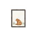 Picture of Flower Garden Bear _GroupedProduct_Rectangle_Portrait_Mini_ _GroupedProduct_Rectangle_Portrait_Canvas_Framed_