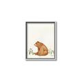 Picture of Flower Garden Bear _GroupedProduct_Rectangle_Portrait_Mini_ _GroupedProduct_Rectangle_Portrait_Canvas_Framed_