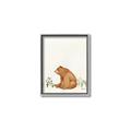 Picture of Flower Garden Bear _GroupedProduct_Rectangle_Portrait_Mini_ _GroupedProduct_Rectangle_Portrait_Canvas_Framed_