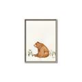 Picture of Flower Garden Bear _GroupedProduct_Rectangle_Portrait_Mini_ _GroupedProduct_Rectangle_Portrait_Canvas_Framed_