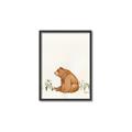 Picture of Flower Garden Bear _GroupedProduct_Rectangle_Portrait_Mini_ _GroupedProduct_Rectangle_Portrait_Canvas_Framed_