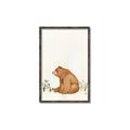 Picture of Flower Garden Bear _GroupedProduct_Rectangle_Portrait_Mini_ _GroupedProduct_Rectangle_Portrait_Canvas_Framed_