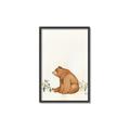 Picture of Flower Garden Bear _GroupedProduct_Rectangle_Portrait_Mini_ _GroupedProduct_Rectangle_Portrait_Canvas_Framed_
