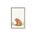 Picture of Flower Garden Bear _GroupedProduct_Rectangle_Portrait_Mini_ _GroupedProduct_Rectangle_Portrait_Canvas_Framed_
