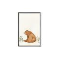 Picture of Flower Garden Bear _GroupedProduct_Rectangle_Portrait_Mini_ _GroupedProduct_Rectangle_Portrait_Canvas_Framed_