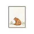 Picture of Flower Garden Bear _GroupedProduct_Rectangle_Portrait_Mini_ _GroupedProduct_Rectangle_Portrait_Canvas_Framed_