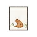Picture of Flower Garden Bear _GroupedProduct_Rectangle_Portrait_Mini_ _GroupedProduct_Rectangle_Portrait_Canvas_Framed_