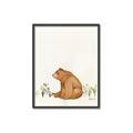 Picture of Flower Garden Bear _GroupedProduct_Rectangle_Portrait_Mini_ _GroupedProduct_Rectangle_Portrait_Canvas_Framed_