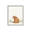Picture of Flower Garden Bear _GroupedProduct_Rectangle_Portrait_Mini_ _GroupedProduct_Rectangle_Portrait_Canvas_Framed_