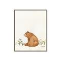 Picture of Flower Garden Bear _GroupedProduct_Rectangle_Portrait_Mini_ _GroupedProduct_Rectangle_Portrait_Canvas_Framed_