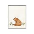 Picture of Flower Garden Bear _GroupedProduct_Rectangle_Portrait_Mini_ _GroupedProduct_Rectangle_Portrait_Canvas_Framed_