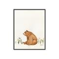 Picture of Flower Garden Bear _GroupedProduct_Rectangle_Portrait_Mini_ _GroupedProduct_Rectangle_Portrait_Canvas_Framed_