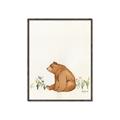 Picture of Flower Garden Bear _GroupedProduct_Rectangle_Portrait_Mini_ _GroupedProduct_Rectangle_Portrait_Canvas_Framed_