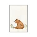 Picture of Flower Garden Bear _GroupedProduct_Rectangle_Portrait_Mini_ _GroupedProduct_Rectangle_Portrait_Canvas_Framed_