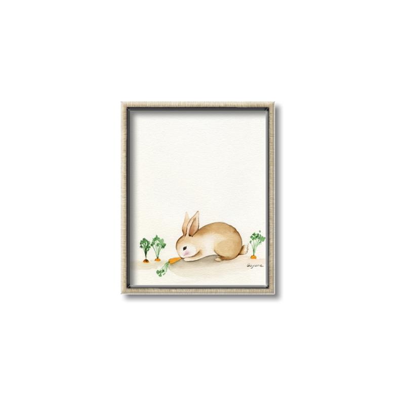 Picture of Carrot Garden Bunny _GroupedProduct_Rectangle_Portrait_Mini_ _GroupedProduct_Rectangle_Portrait_Canvas_Framed_