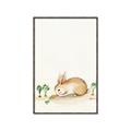 Picture of Carrot Garden Bunny _GroupedProduct_Rectangle_Portrait_Mini_ _GroupedProduct_Rectangle_Portrait_Canvas_Framed_