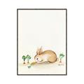 Picture of Carrot Garden Bunny _GroupedProduct_Rectangle_Portrait_Mini_ _GroupedProduct_Rectangle_Portrait_Canvas_Framed_