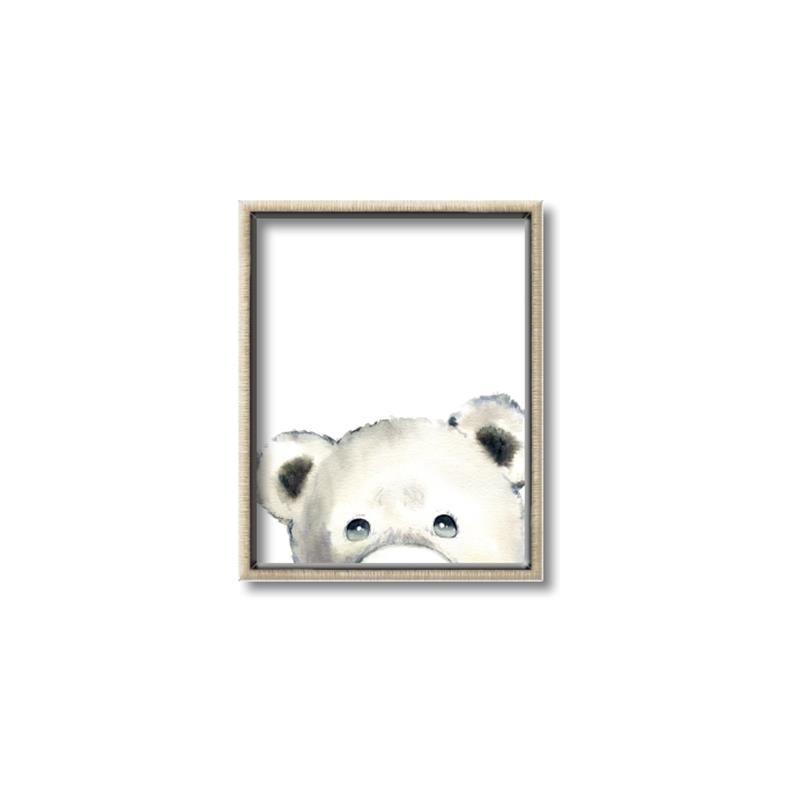 Picture of Pop up Bear Gray _GroupedProduct_Rectangle_Portrait_Mini_ _GroupedProduct_Rectangle_Portrait_Canvas_Framed_
