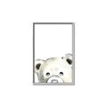 Picture of Pop up Bear Gray _GroupedProduct_Rectangle_Portrait_Mini_ _GroupedProduct_Rectangle_Portrait_Canvas_Framed_