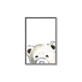 Picture of Pop up Bear Gray _GroupedProduct_Rectangle_Portrait_Mini_ _GroupedProduct_Rectangle_Portrait_Canvas_Framed_
