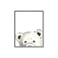 Picture of Pop up Bear Gray _GroupedProduct_Rectangle_Portrait_Mini_ _GroupedProduct_Rectangle_Portrait_Canvas_Framed_