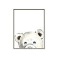 Picture of Pop up Bear Gray _GroupedProduct_Rectangle_Portrait_Mini_ _GroupedProduct_Rectangle_Portrait_Canvas_Framed_
