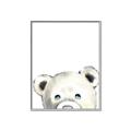 Picture of Pop up Bear Gray _GroupedProduct_Rectangle_Portrait_Mini_ _GroupedProduct_Rectangle_Portrait_Canvas_Framed_