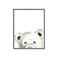 Picture of Pop up Bear Gray _GroupedProduct_Rectangle_Portrait_Mini_ _GroupedProduct_Rectangle_Portrait_Canvas_Framed_