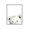 Picture of Pop up Bear Gray _GroupedProduct_Rectangle_Portrait_Mini_ _GroupedProduct_Rectangle_Portrait_Canvas_Framed_